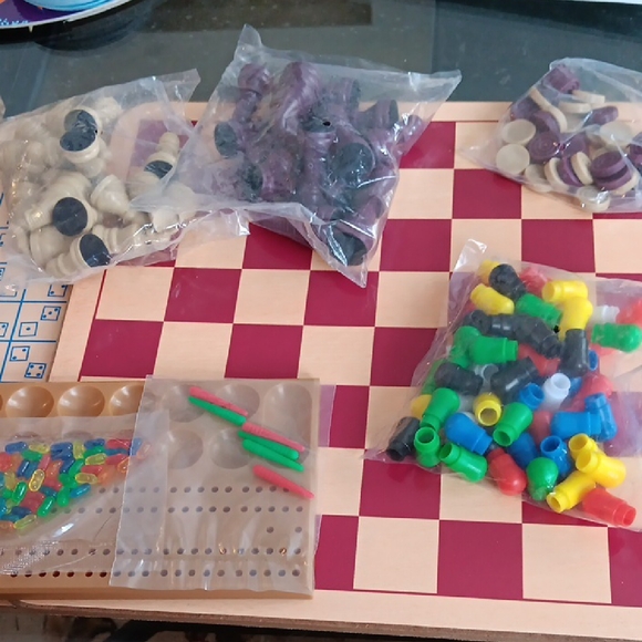 BOARDGAMES FOR KIDS, CHESS, CHECKERS - Picture 1 of 8